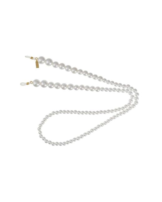 Talis Chains Pearl XL Sunglasses Chain In White