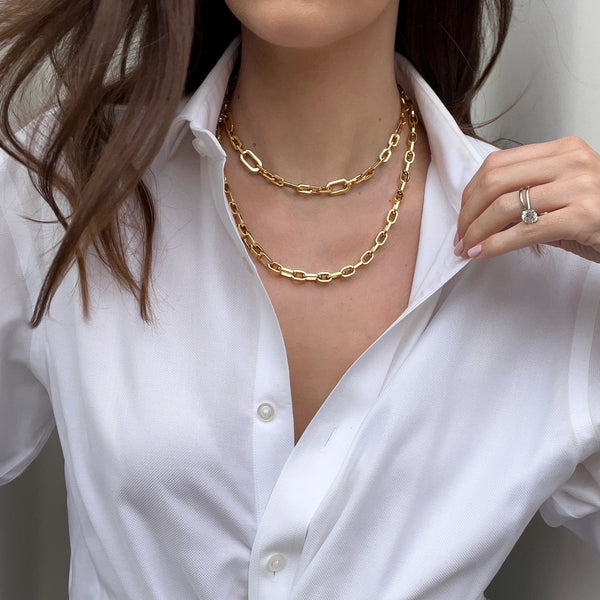 Talis Chains Miami Chain Gold Necklace