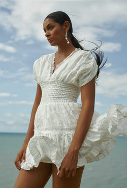 Waimari Palomas Dress White