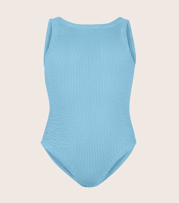 HunzaG Baby (Girl aged 2-6) Classic One Piece in Sky Blue