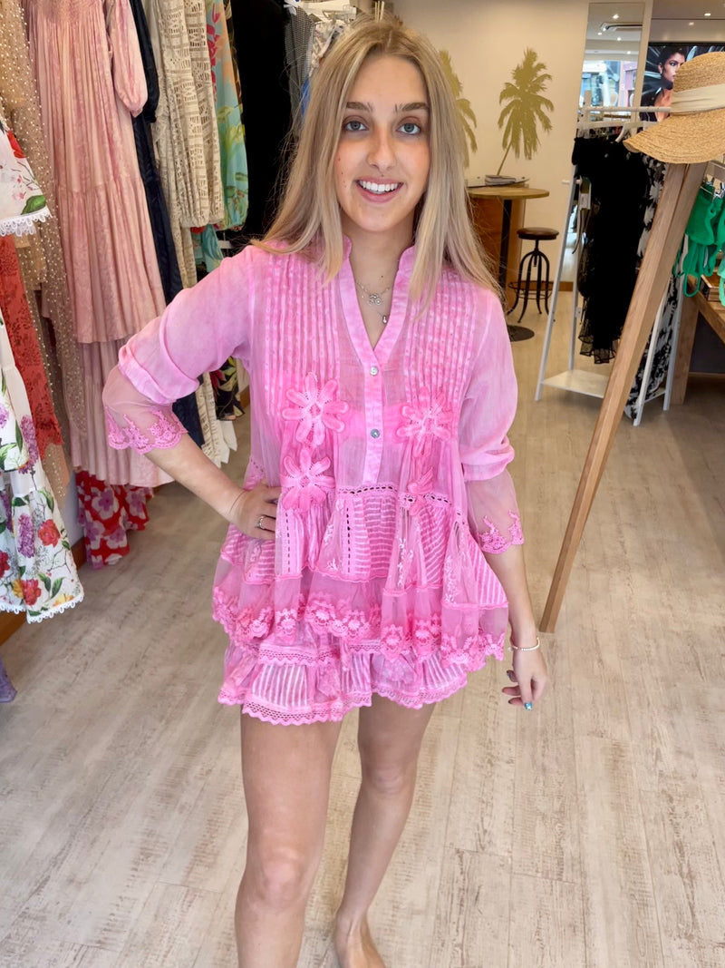 Muche & Muchette Jolene Top in Pink