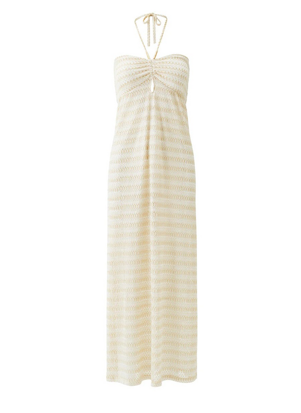 Melissa Odabash Mila Maxi Dress Gold