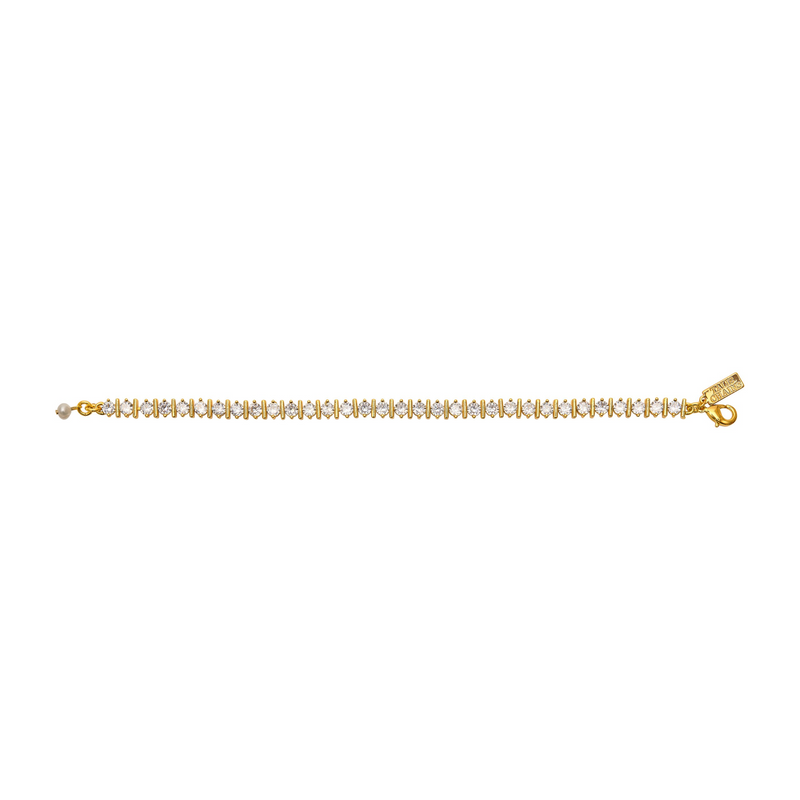 Talis Chains Ridge Tennis Bracelet - Straight
