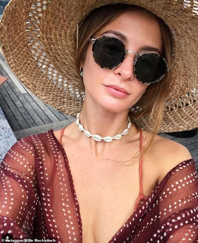 Cloe Cassandro Fifi Robe in Damson Dot Print