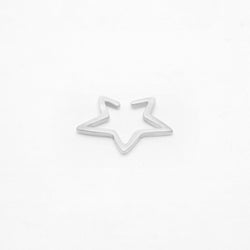 Wolf & Zephyr Star Earcuff Silver