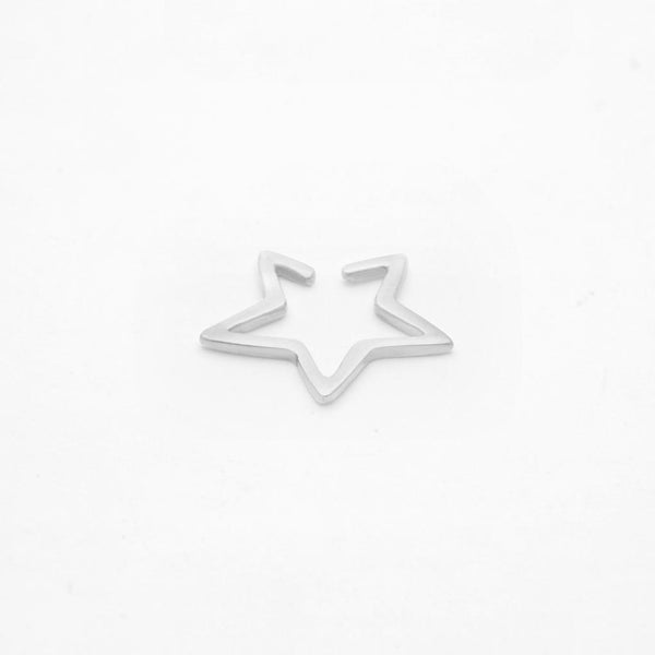Wolf & Zephyr Star Earcuff Silver