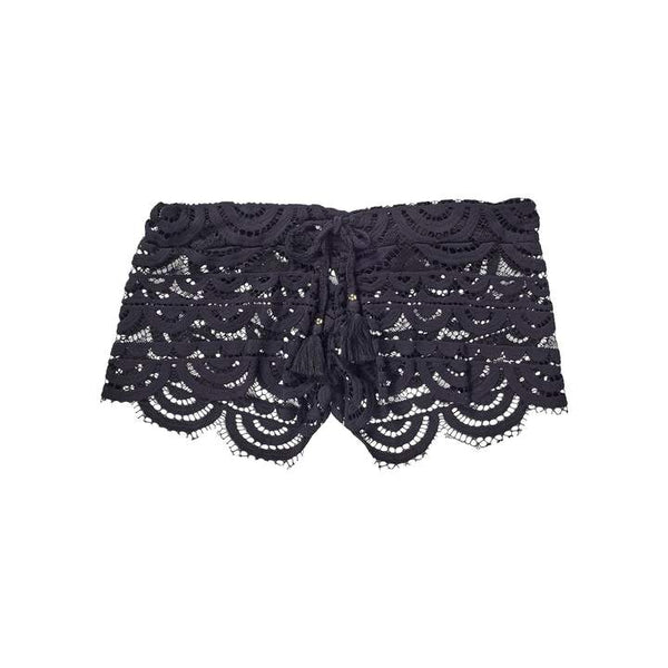 PQ Lexi Lace Shorts Black