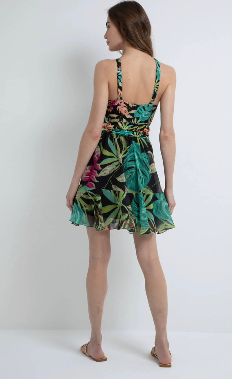 Patbo Tropicalia Cutout Mini Dress