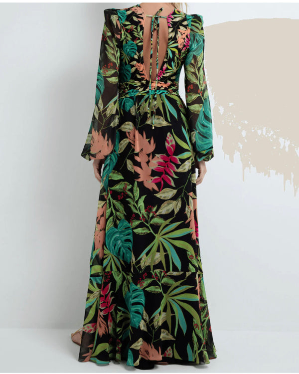 Patbo Tropicalia Cutout Maxi Dress