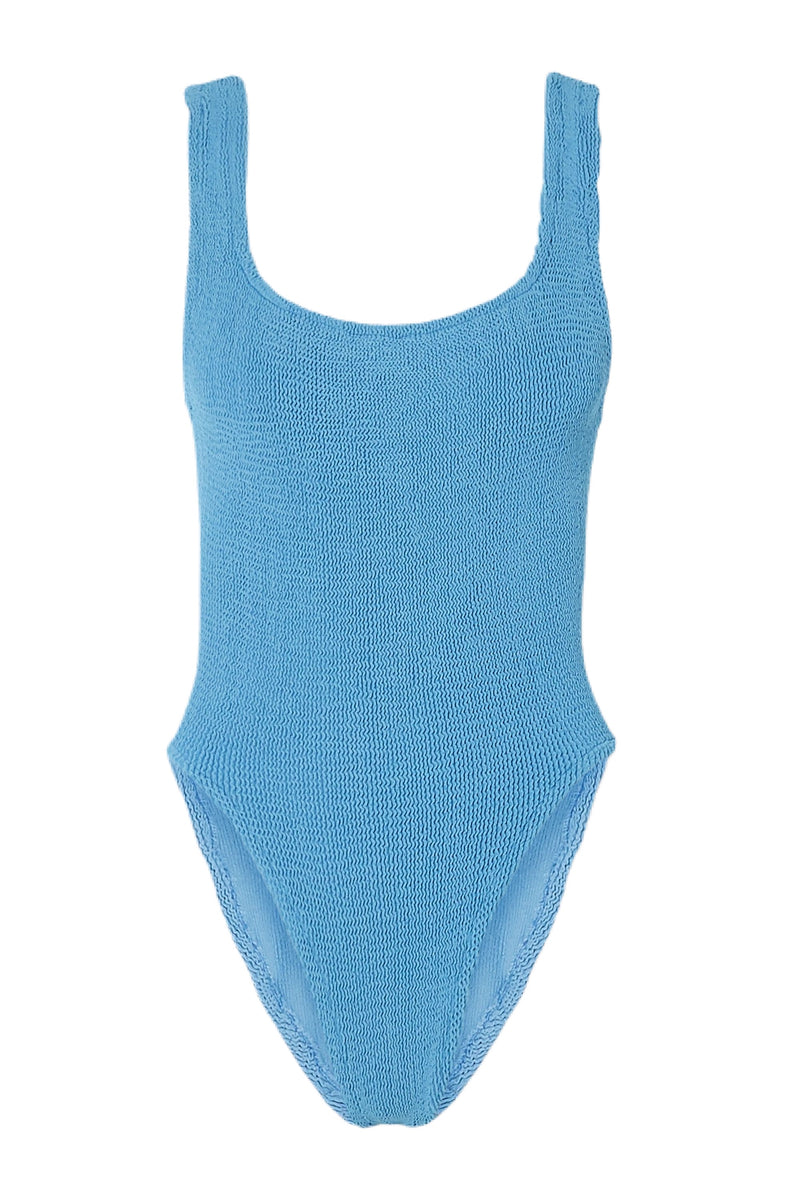 HunzaG Square Neck One Piece in Sky Blue