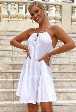 Lindsey Brown Toulouse White Sun Dress
