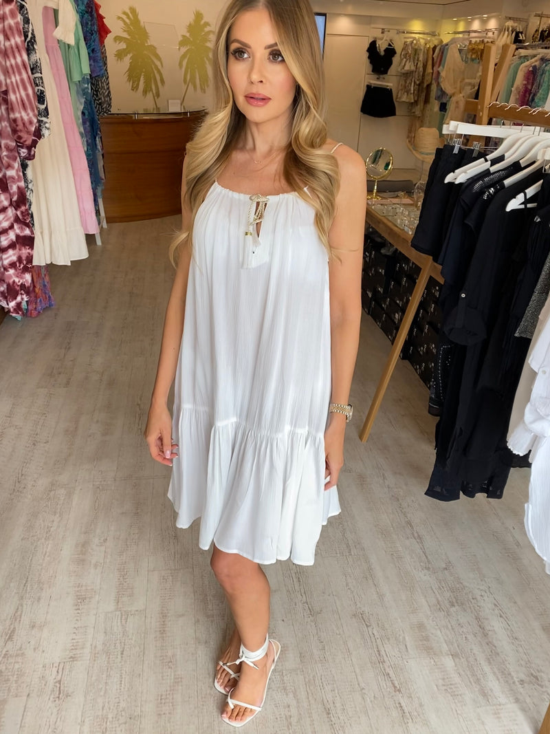 Lindsey Brown Toulouse White Sun Dress